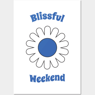 Blissful weekend admiral blue Posters and Art